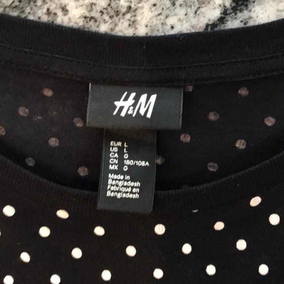 Men’s H&M polka dot tee - Picture 3 of 3